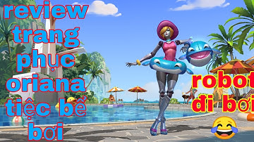 Liên minh tốc chiến: review về trang phục oriana tiệc bể bơi nha!!!!!