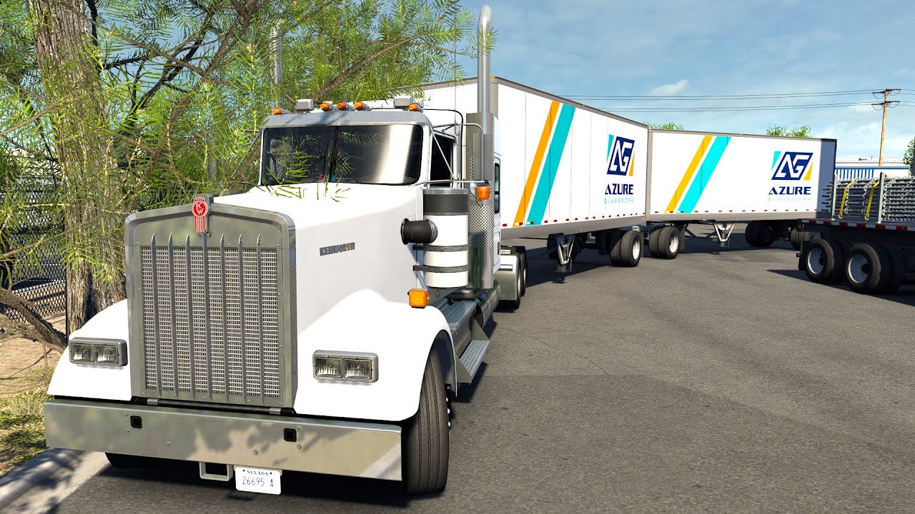 Cozy California Drive | Waste Paper Fresno to Oakland | ATS 1.56 | Kenworth W900 (600 hp)