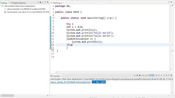 Exception Handling in Java | Java Tutorial | Object Oriented Programming | Eclipse | in Urdu/Hindi