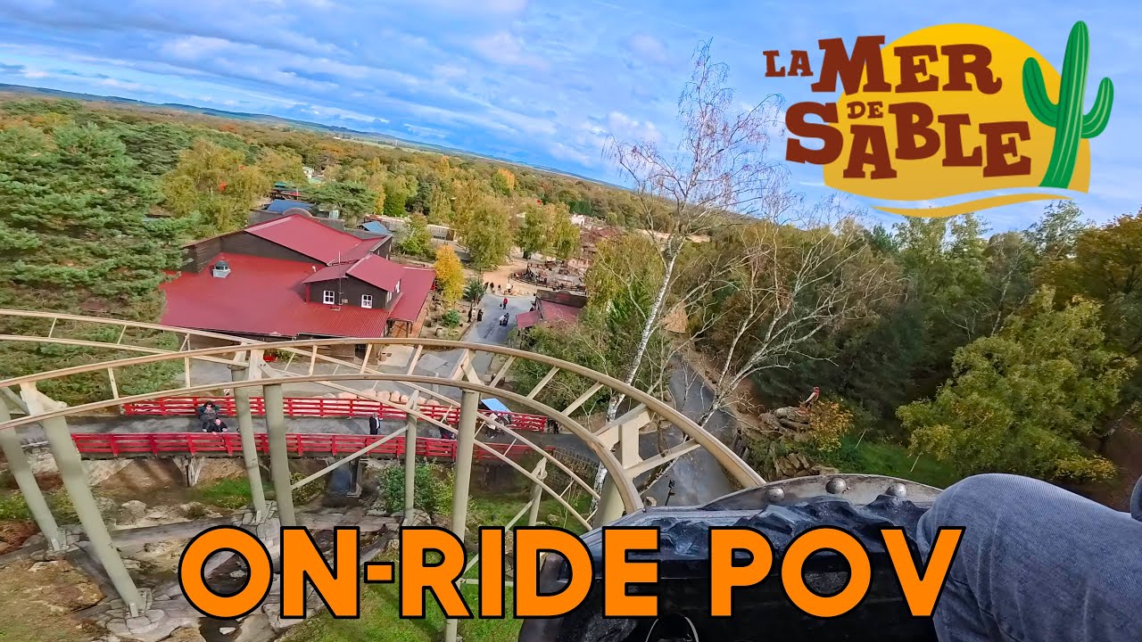 SILVER MOUNTAIN - 4K 60FPS Front Row On-Ride POV - Mer De Sable France