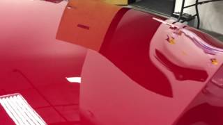 Tesla Model S Clear Bra Installation
Adonis Detail shows off the fit and finish of
Our advanced ClearGuard nano paint protection film installations on a Multi-Coat Red Tesla Model S. Tesla Model S Clear Bra Installation