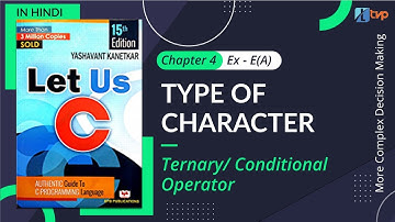Let Us C Solutions | C Programming | Type of Character using Conditional Operator in C