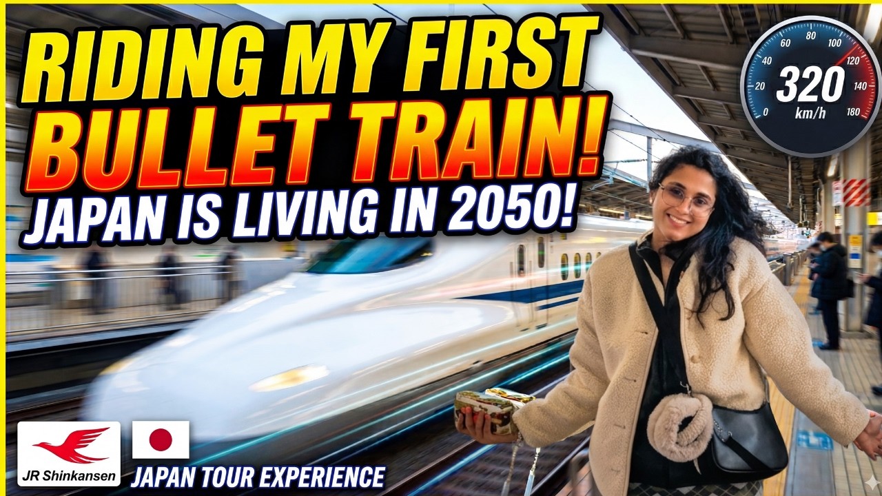 Japan Bullet Train 🚄 | Tokyo to Osaka in 2.5 Hours ⚡ 300 km/h ...