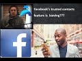 Trusted Contacts is leaving Facebook???