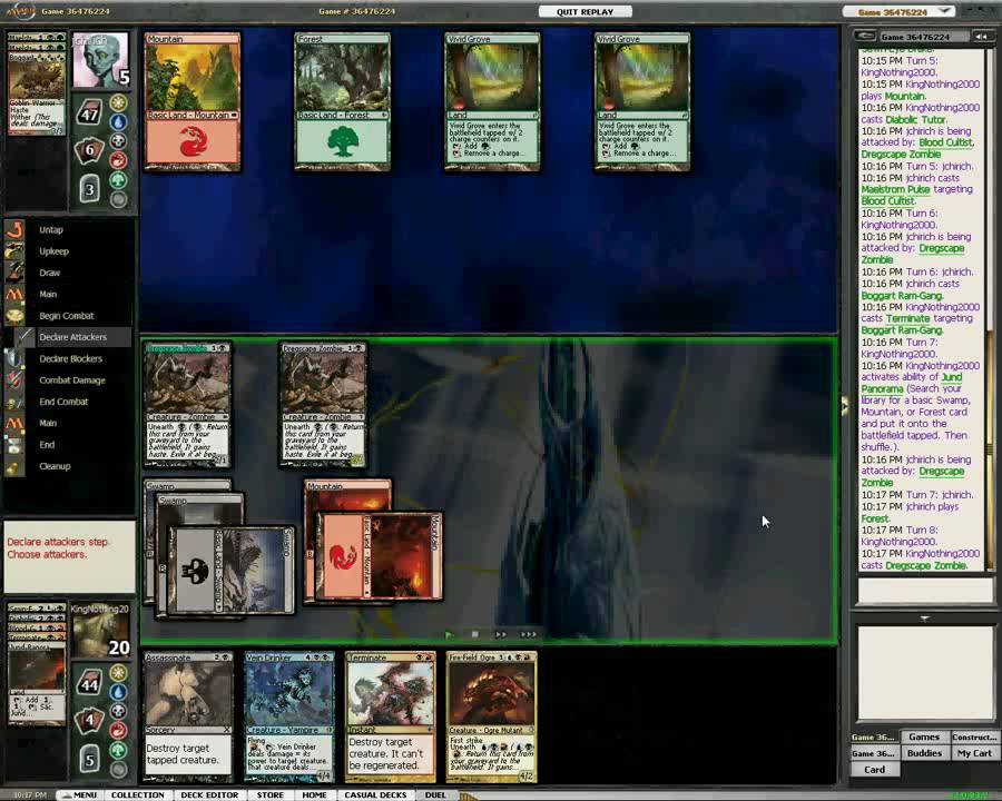 My Magic The Gathering Games: Diabolic Tutor Leson Learned