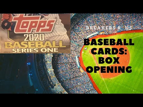 Baseball Cards Unboxing - (2020 Topps Series 1) Blaster Box Break