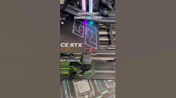 Insufficient GPU Power 🪫 #gamingcomputer #gamingpc #pcrepair #computerrepair #pctechnology #pcbuild