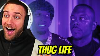 MAXIMUM AURA!! LUCIANO x JAZEEK - THUG LIFE [Official Video] - REACTION