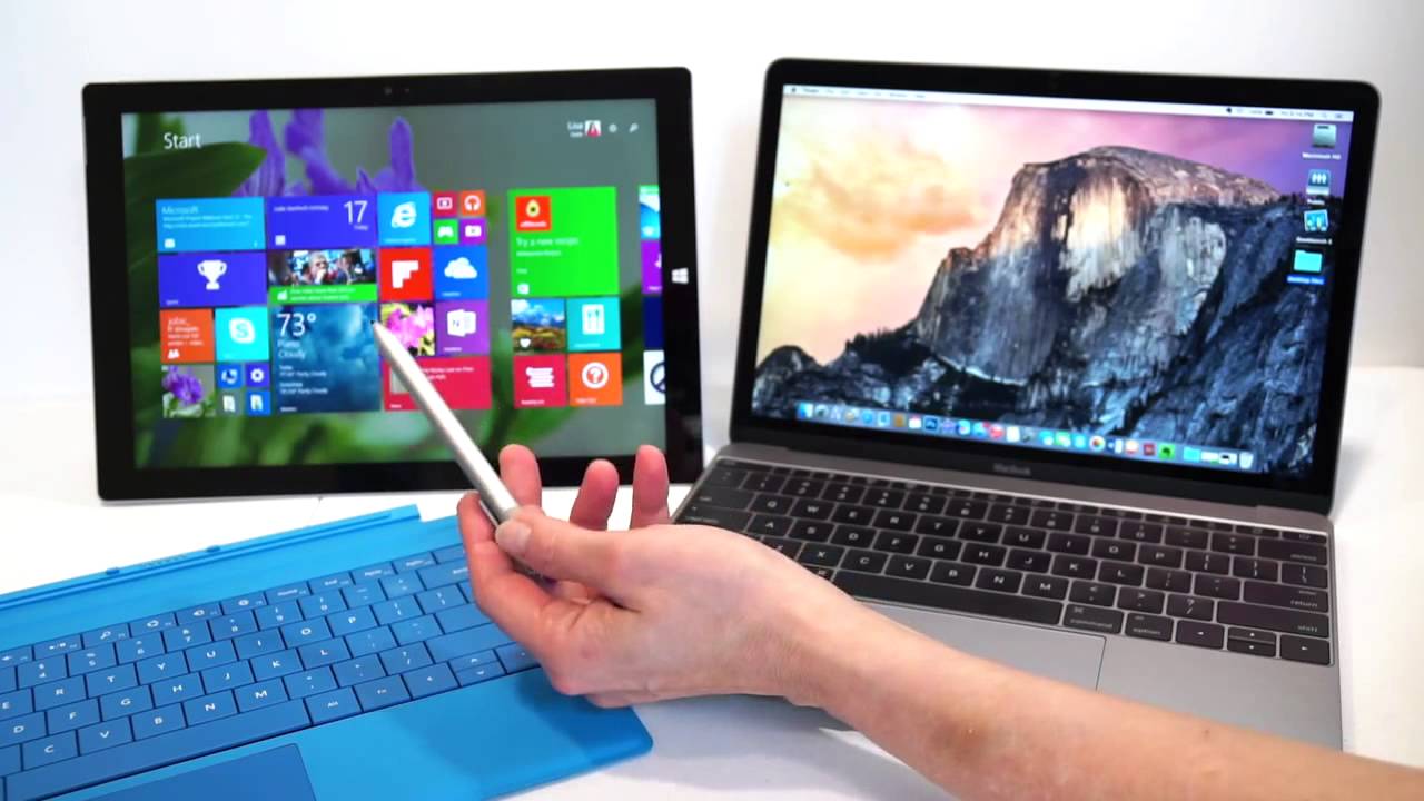 Apple 12 MacBook Vs Microsoft Surface Pro 3 Comparison Smackdown Mobile Apple 12 macbook vs microsoft surface pro 3 comparison smackdown mobile