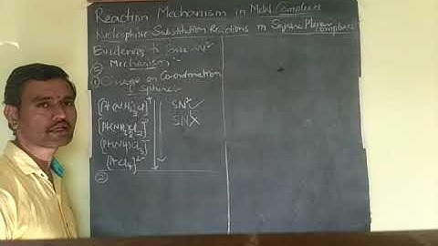 Reaction Mechanism in Metal Complexes lecture-,5