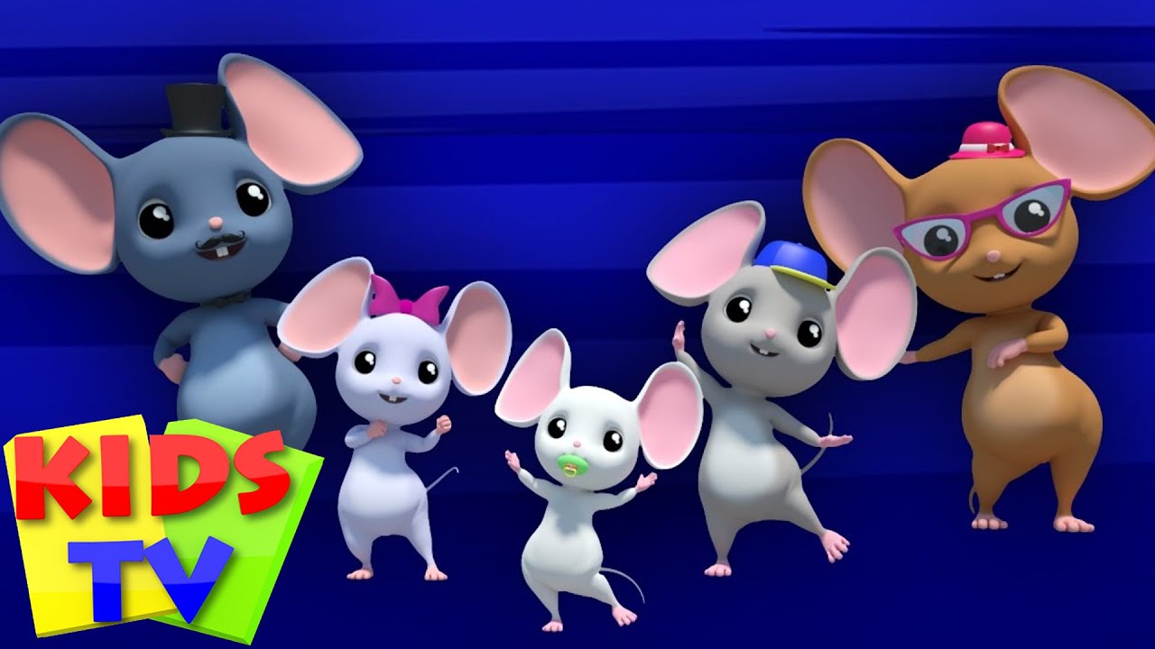 finger family mouse nursery rhyme baby songs childrens 3d rhymes