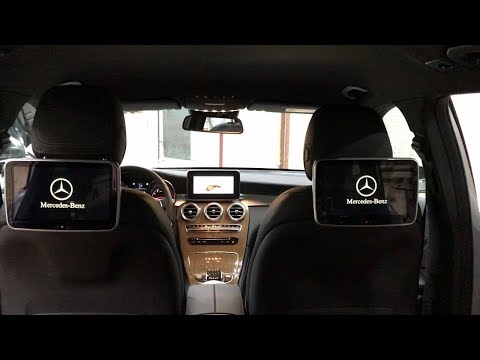 Video Màn Hình Gối Cho Mercedes C,GLC-Class - youtube
