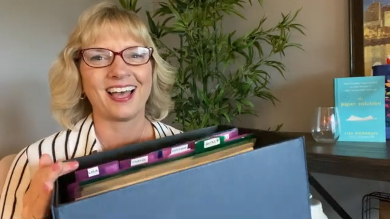 How to organize your papers introduction Organize 365 Lisa Woodruff