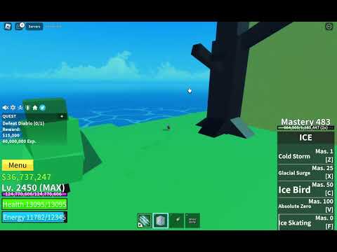 Killing Diablo At Hydra Island (Blox Fruits)