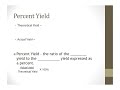 Mastering Chemical Yield Concepts Through Real-World Applications