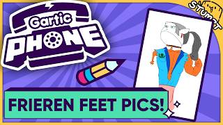 Ash Draws Frieren Feet Pics!! - Gartic Phone screenshot 2