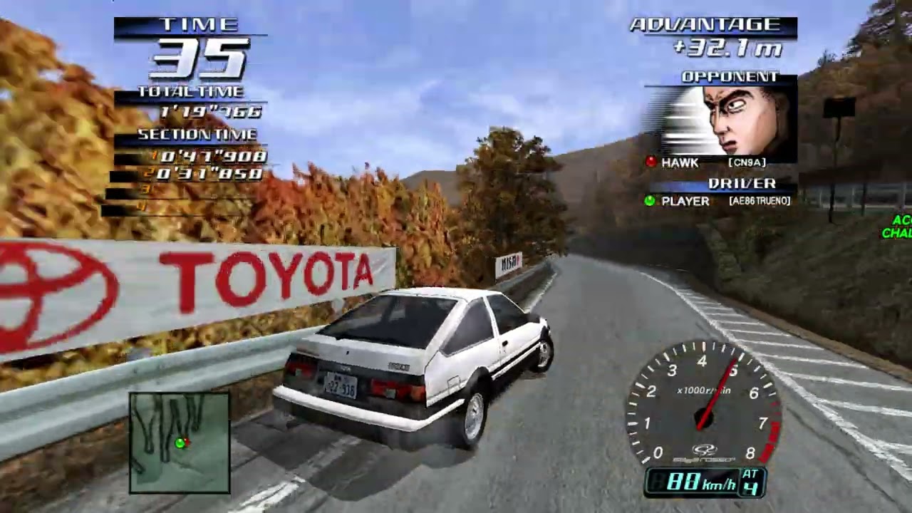 Flycast - Initial D Arcade Stage 3 (Export) 無窮彎道