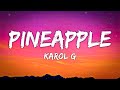 Karol G - Pineapple (Letra/Lyrics)