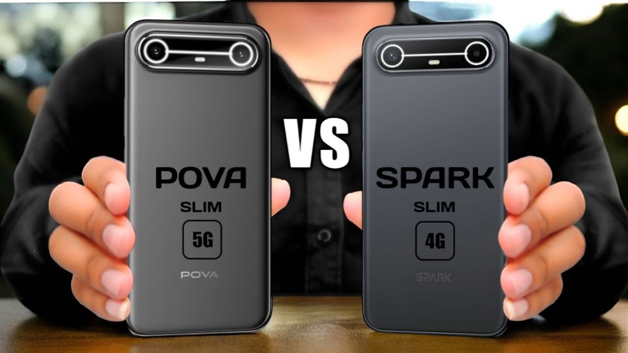 Tecno Pova Slim 5G Vs Tecno Spark Slim 4G || Full Comparison ⚡