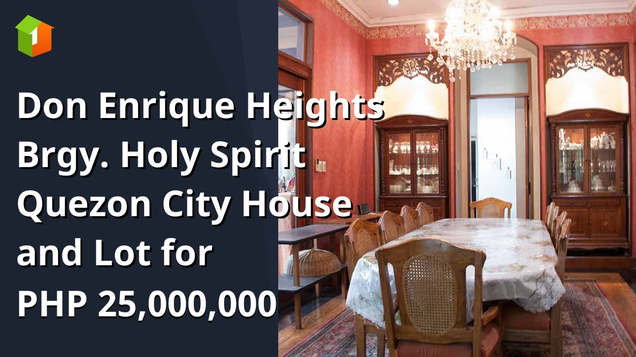 Don Enrique Heights Brgy. Holy Spirit Quezon City House and Lot for