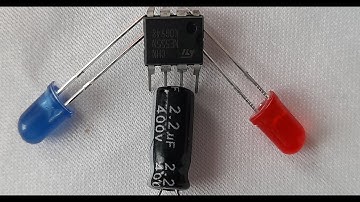 IC555 Flip flop Flahser using 555ic Flip Flop LED with Timer IC 555/Blinking Dual led blinker