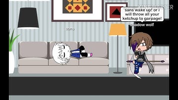 gztale and sans react to stronger than a table