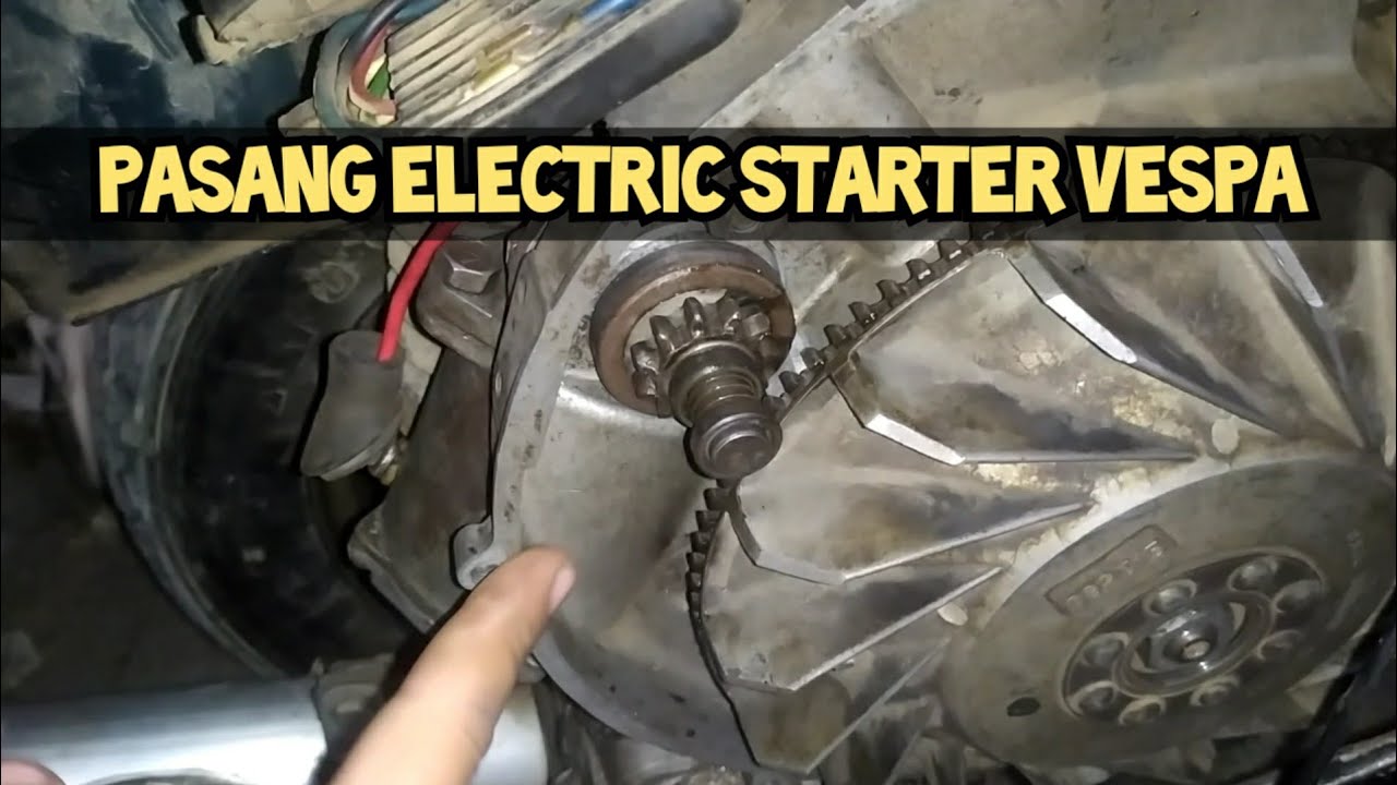 Pasang stater Vespa exclusive 2 // install vespa pxe starter