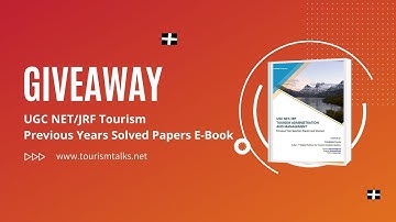 GIVEAWAY Instagram  Tourism Talks UGC NET Tourism Administration and Management www.tourismtalks.net
