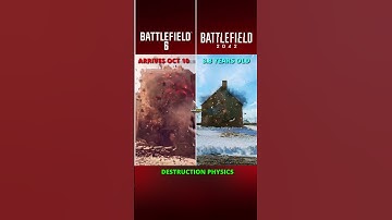 BATTLEFIELD 6 VS BATTLEFIELD 2042 COMPARISON | DESTRUCTION PHYSICS TEST 1 #battlefield6