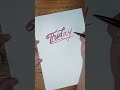 LETTERING CALLIGRAPHY &quot;Friday&quot; #lettering #art #calligraphy #shorts #short