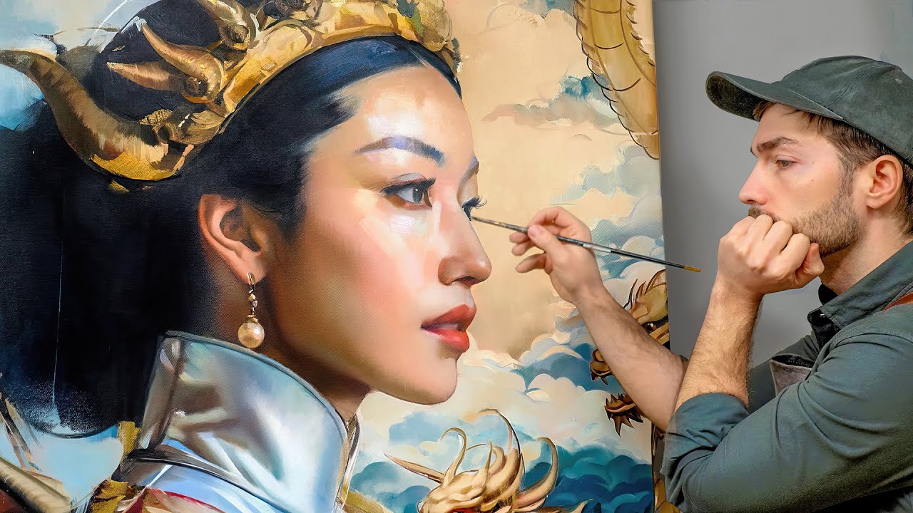 Нарисовать шедевр ЛЕНИВЫМ способом. (Год Дракона)