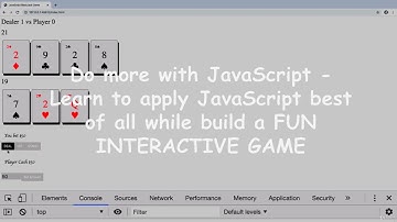 JavaScript DOM Game Blackjack JavaScript Game from Scratch - learn Game Development