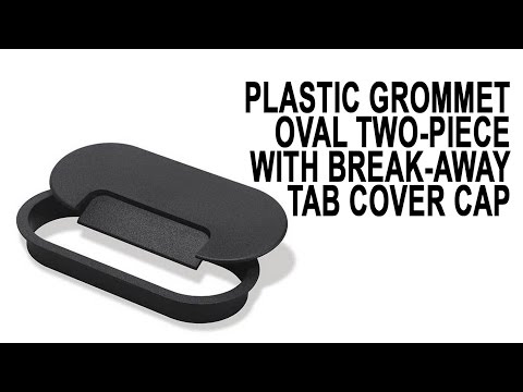 Two Piece Oval Grommet with Breakaway Flange | Oversized