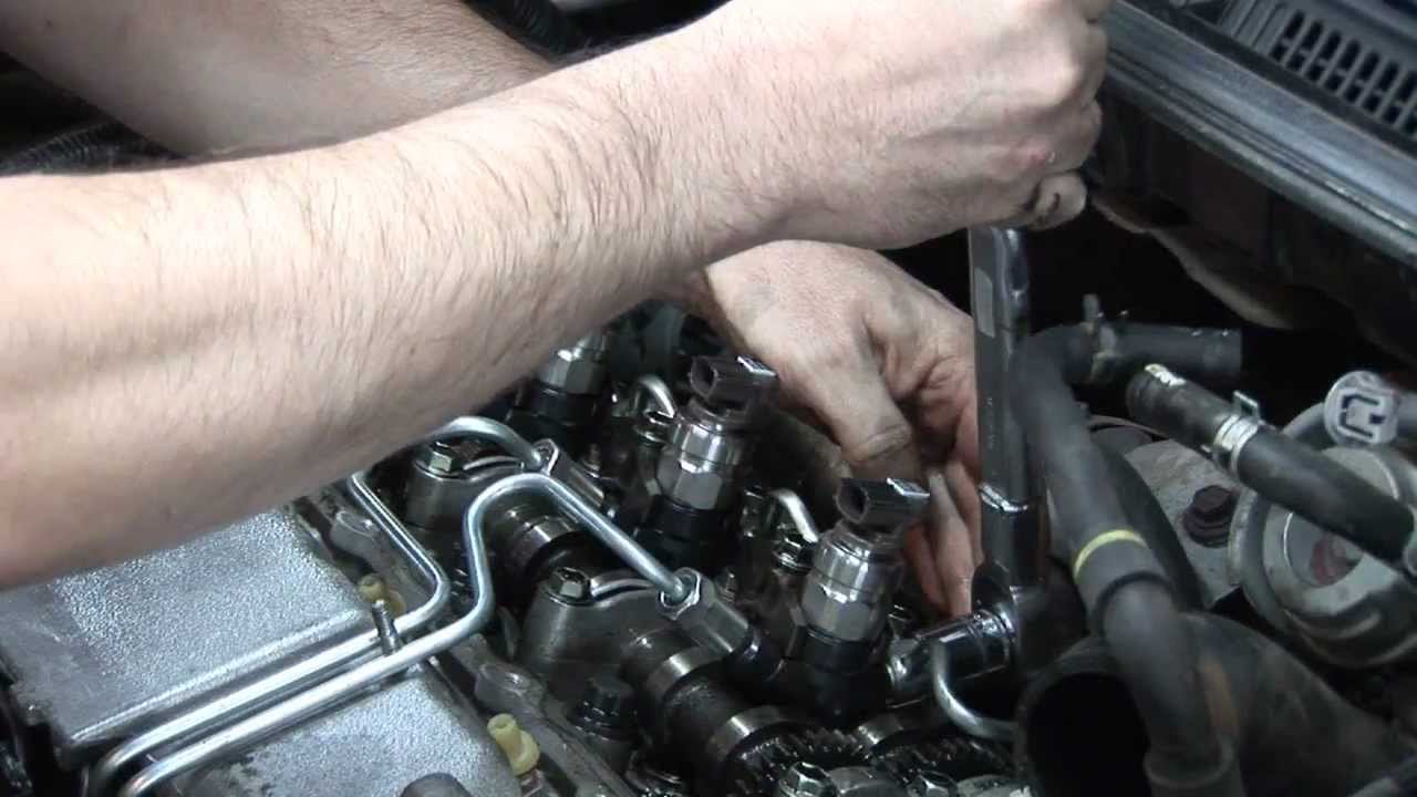 Replacing DENSO Diesel Common Rail Injectors - YouTube vw tdi vacuum diagram 