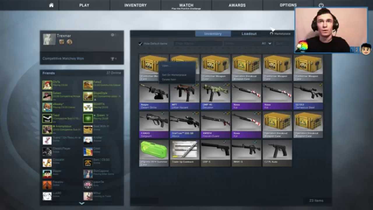 CS:GO Case Opening x9 - Hunstman | Breakout - YouTube