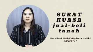 Can I Make a Power of Attorney for Land and Building Purchase Transactions Myself?