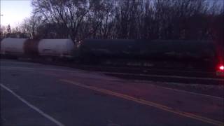 5 Engines on CSX Freight Train