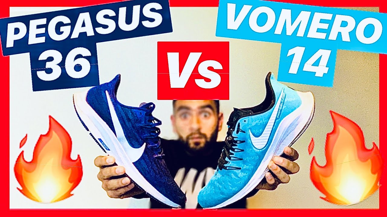Nike PEGASUS vs VOMERO 14 - 2020 - YouTube