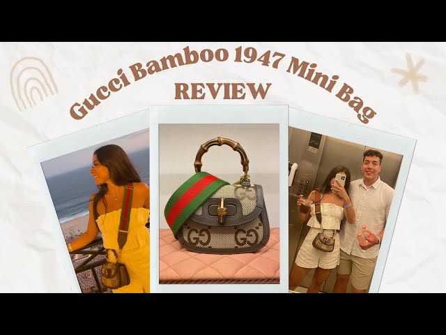 Gucci Jumbo GG Canvas 1947 Mini Top Handle Bag