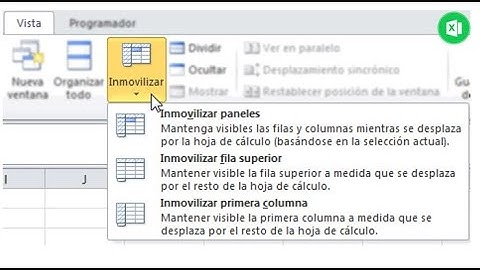 Inmovilizar paneles en excel | Tutorial Excel