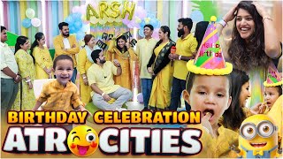 வீட்டுல யாருக்காவது Birthday-னா சின்னராசை கைலயே பிடிக்க முடியாது😂 Arsh Birthday Celebration