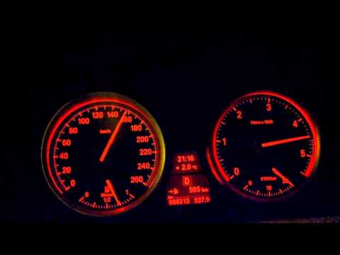 BMW X6 4.0d 0-220 acceleration