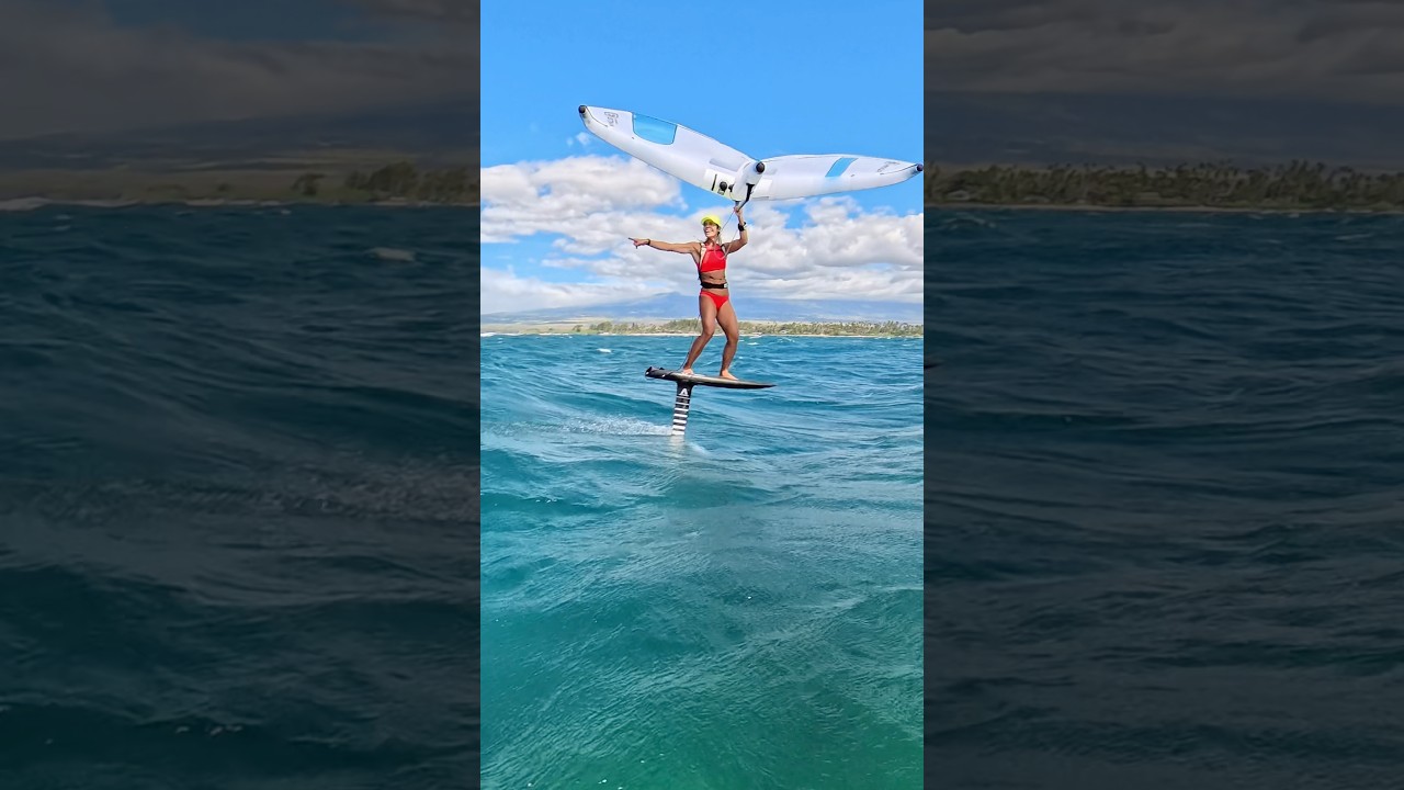 Foilluv in Foil Paradise - watch the full 13min one-shot video #foiling #downwindfoil #maui