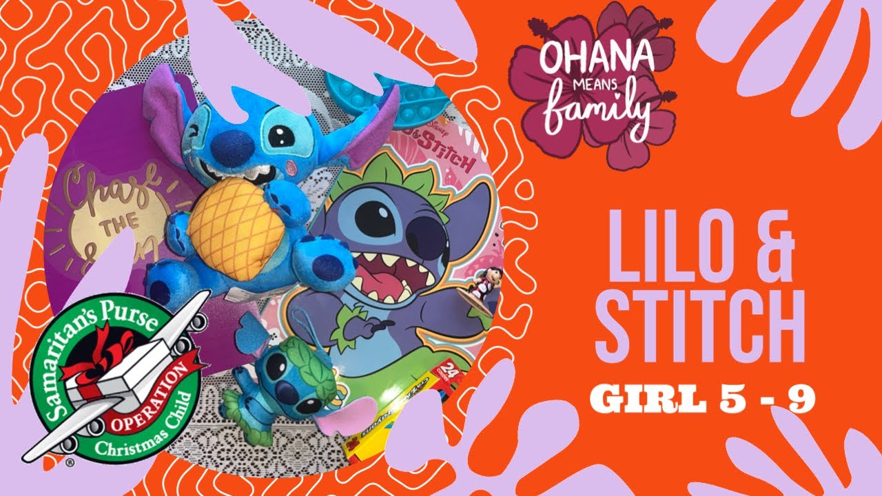 Lilo and Stitch Shoebox Unboxing for Operation Christmas Child - 2023/ Girl 5 - 9