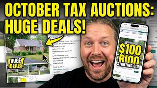 Top 10 October Tax Auctions: Huge Deals You Can't Miss!
