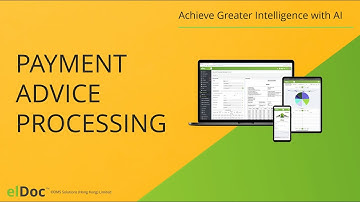 elDoc - Intelligent Document Processing | Automated Payment Advice Processing | Use Case