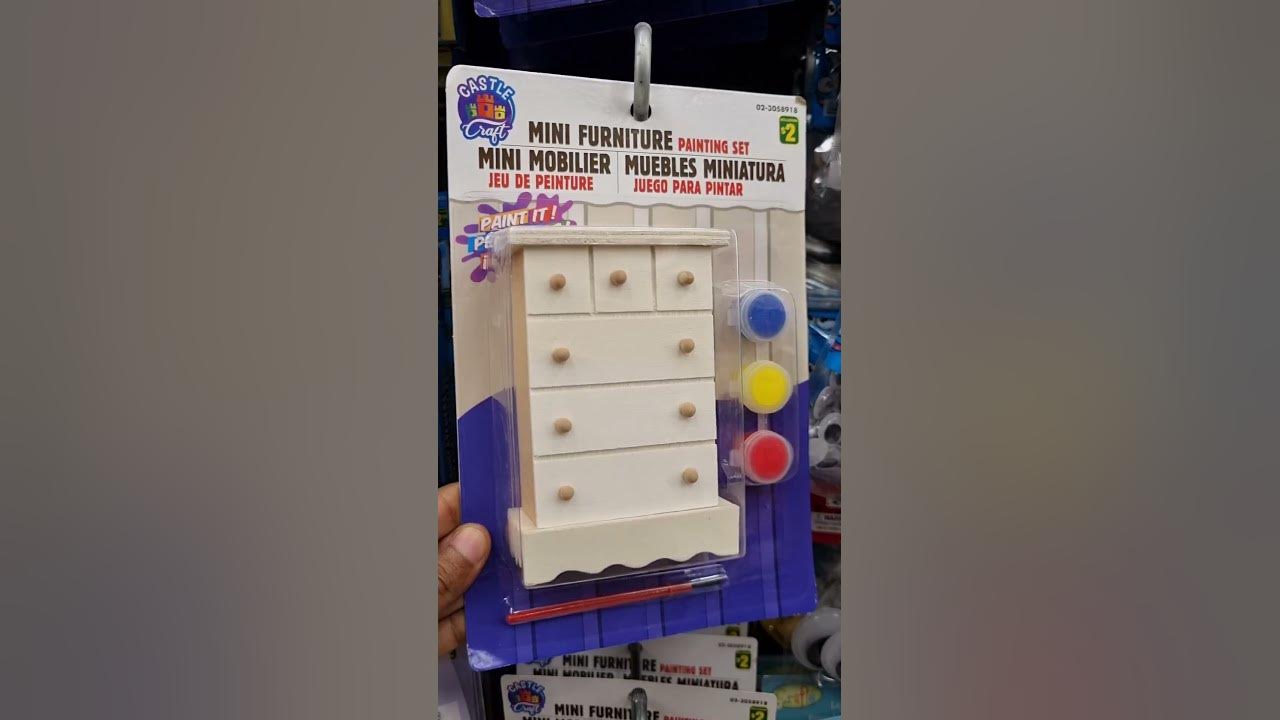 Dollarama NEW FINDS Mini Wooden Fruniture YouTube