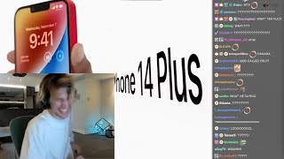 xQc shocked after misheard *igger from iPhone 14 trailer..