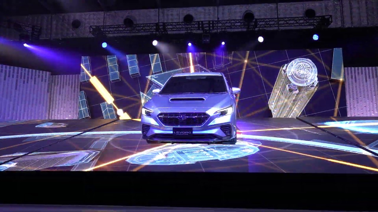 東京モーターショー 19 スバル 伝統の油圧シリンダー展示で新型アイサイトなど レヴォーグ プロトタイプ 機能解説