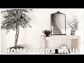 HUGE HOMEGOODS SHOP WITH ME AND HAUL | RESTORATION HARDWARE, ORGANIZATION, GLASSES, MUG TREE, BUST